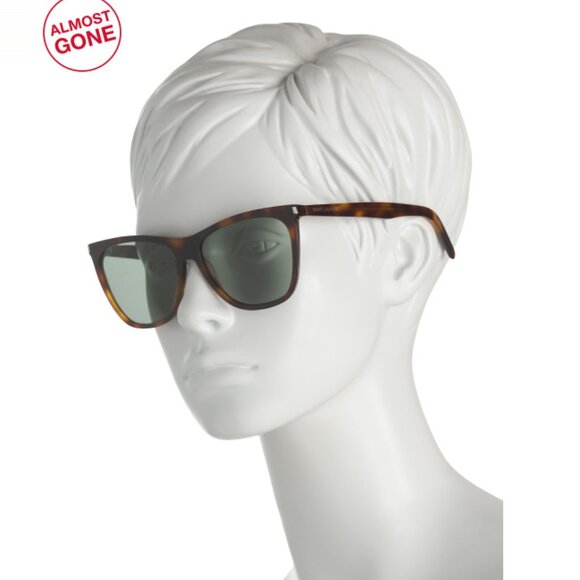 SAINT LAURENT Black 58mm Square Sunglasses - Picture 2 of 2